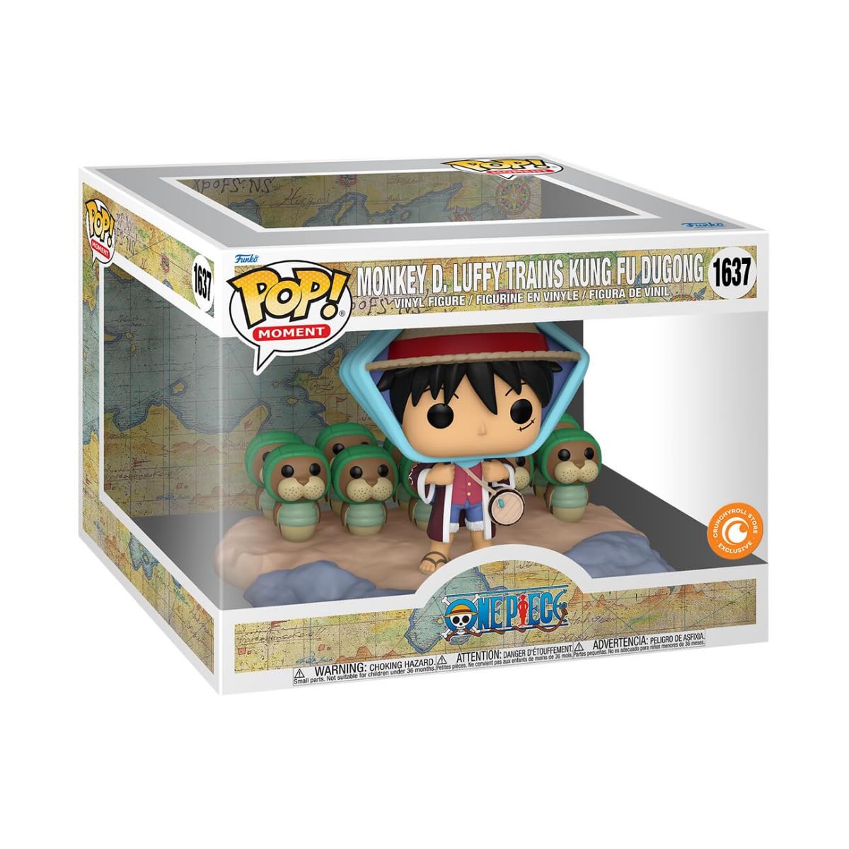 Crunchyroll One Piece - Luffy Training Kung Fu Jugon Funko POP! Moment Exclusive