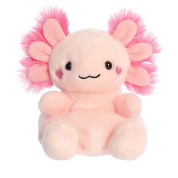 Aurora Adorable Palm Pals Xena Love Axolotl Stuffed Animal - Fun Seasonal Plush for Kids and Adult Collectors - Perfect for Decorating Rooms