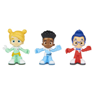 Mighty Express, Collectible Figures 3-Pack with Exclusive Train Track Piece, for Kids Aged 3 and up