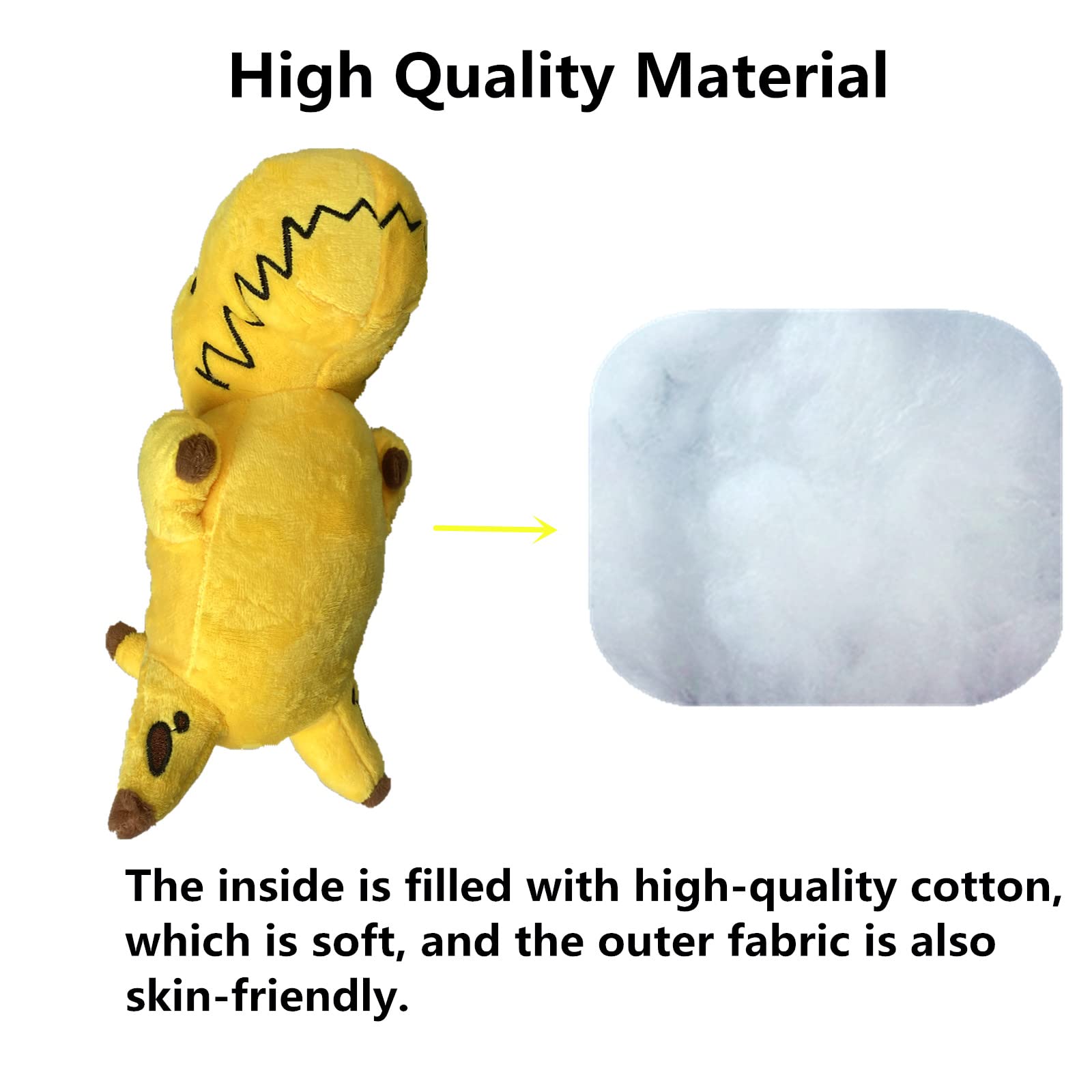 8" 1 PCS PVZ Plant and Zombies Plush Toy Stuffed Soft Doll, PVZ Plush Cool Banana Plush Figure Toy New