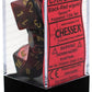 Gemini Polyhedral 7 Die Set, Black/Red/Gold by Chessex