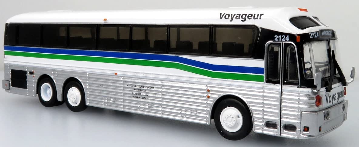 Iconic Replicas Eagle Model 10 Diecast Coach Bus Voyageur (Canada) Livery 1:87-HO Scale New in The Box