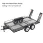 Srliya Metal Trail Car Trailer Accessory with Four Tires Fit for 1/10 RC Car