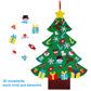 GameXcel 4ft Felt Christmas Tree for Toddlers with 36pcs Ornaments, Montessori DIY Xmas Decorations - 4 Feet