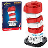 Brickcraft Officially Licensed Dr. Seuss Cat in The Hat Bust with Printed Parts, Includes 556 Pieces Multicolored Brick Building Set