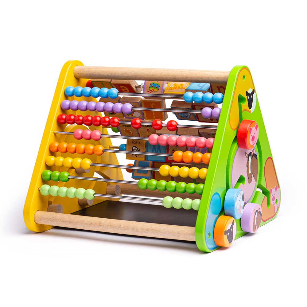 Bigjigs Toys Early Learning Activity Centre, Wooden Toys, Baby Activity Centres, Baby Toys, Activity Triangle, Baby Toys, Learning Toys, Toddler