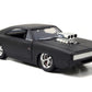 Jada Toys Furious 7 1970 Dodge Charger - 1:24 Scale Die-cast Vehicle - Opening Doors, Hood, Trunk - Rubber Tires - Ages 8+ - Glossy Black