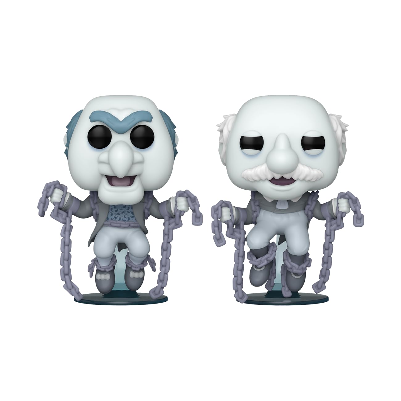 Funko Pop! Movies: The Muppet Christmas Carol - Statler and Waldorf as The Marley Brothers, 2-Pack