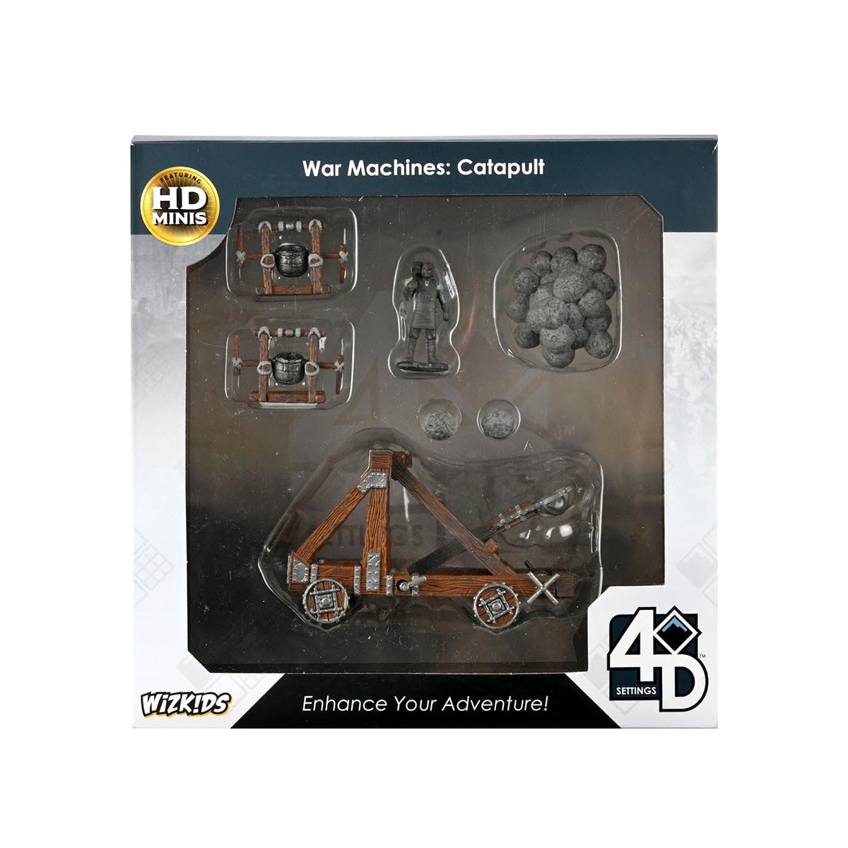WarLock Tiles: Accessory - 4D Settings War Machines Catapult