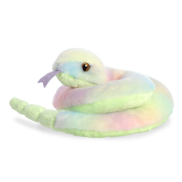 Aurora® Adorable Mini Flopsie™ Lula Snake™ Stuffed Animal - Mini Companions Ready for Playful Adventures - for Kids All Ages, Toddlers, Adults,