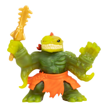 Heroes of Goo Jit Zu Cursed Goo Sea | Super Stretchy, Goo Filled Toy Ill EEL Action Figure Hero Pack | with Color Changing Face That Reveals His Curse