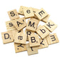 1000PCS scrabble letters for crafts - DIY wood gift decoration - making alphabet coasters and scrabble crossword game wood letter tiles/wooden