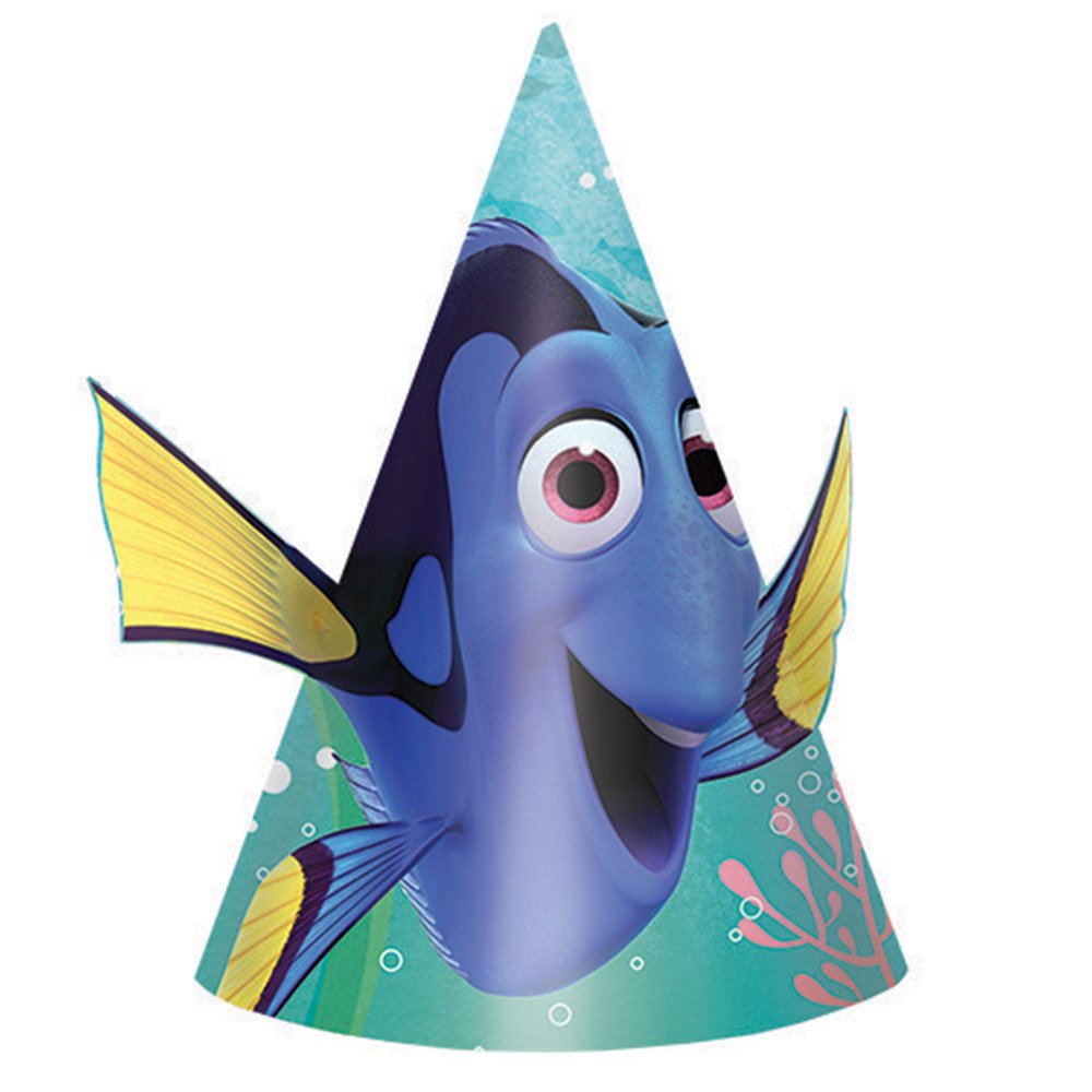 Finding Dory Party Supplies - Cone Hats (8)