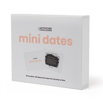 Mini Dates - Date Night Ideas for Busy Couples | 30 Meaningful Dates Under 30min | The Original Scratch-Off Date Night Games | Couples Gift
