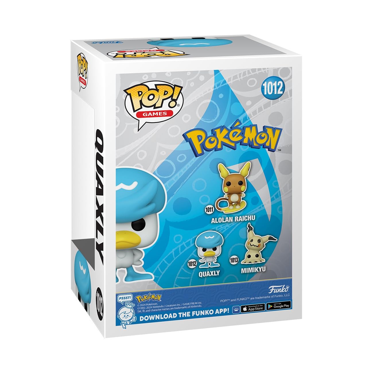 Funko Pop! Games: Pokemon - Quaxly - Collectable Vinyl Figure - Gift Idea - Official Merchandise - for Kids & Adults - Video Game Fans - Model Figure