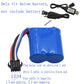 Blomiky 2 Pack 7.4V / 2 x 3.7V 400mA Lithium Battery Charger Cable with SM-4P 4 pin Plug for Old Version UDI001 UDI008 UDI009 and HJ808 HJ812 RC Boat