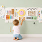 Sensory Wall Panel for Kids - Toddler Learning Activity Center - Emotional Development & Fine Motor Skills - Toddler Learning Activity Center- Busy