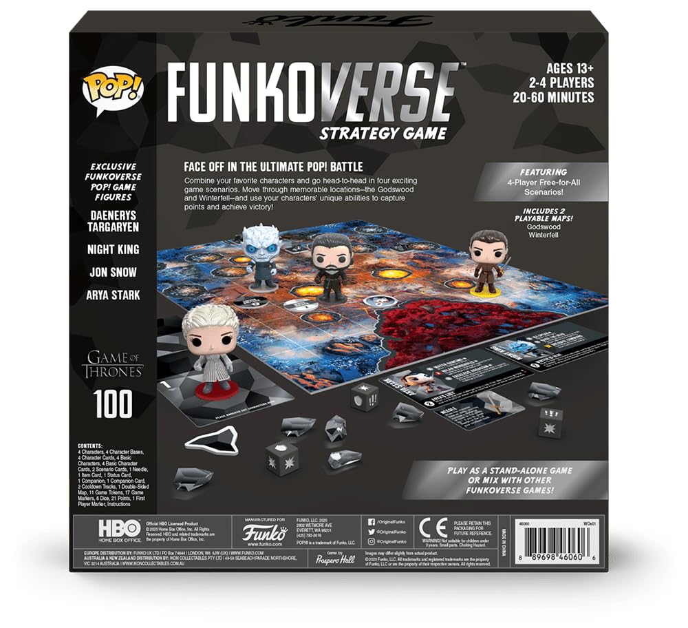 Funkoverse: Game of Thrones 100 4-Pack Board Game