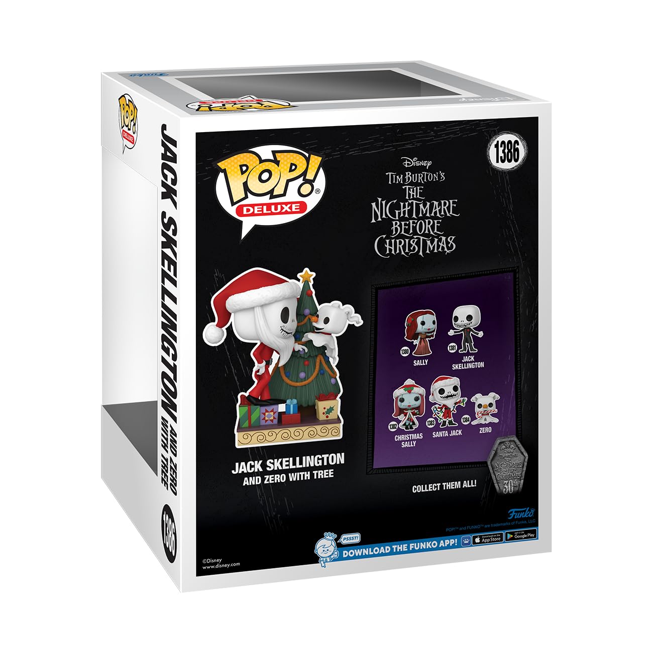 Funko POP! Deluxe: The Nightmare Before Christmas - Jack Skellington & Zero