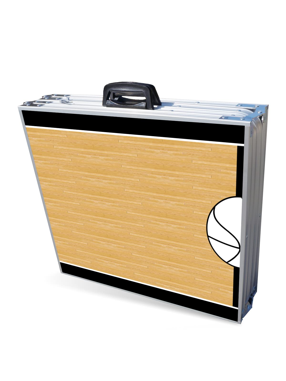 8-Foot Professional Beer Pong Table w/Cup Holes - Brooklyn Basketball Court