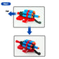 keumi 2 Sets Spider Web Shooters for Kids Halloween Party Favors Cosplay Launcher Gloves with Wrist Toy Set Hero Webs Shooter for Kids