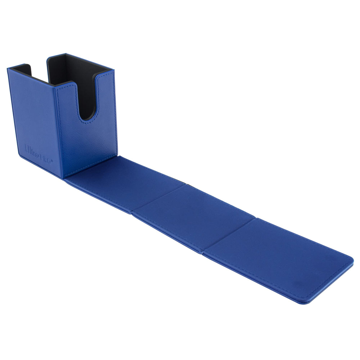 Ultra Pro - Vivid Alcove Flip Card Deck Box (Blue) - Stores & Protects Up To 100 Standard Size Collectible Baseball Gaming Sports or Any Standard Size