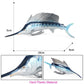 JOKFEICE Animal Figures Realistic Plastic Swordfish Marine Animals Action Model Science Project, Learning Educational Toys, Birthday Gift, Cake Topper