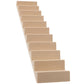 ARTIBETTER 1 12 Scale Mini Staircase for Dollhouse DIY Furniture Accessory Without Handrail 11-Step Wooden Model for Miniature House Scene