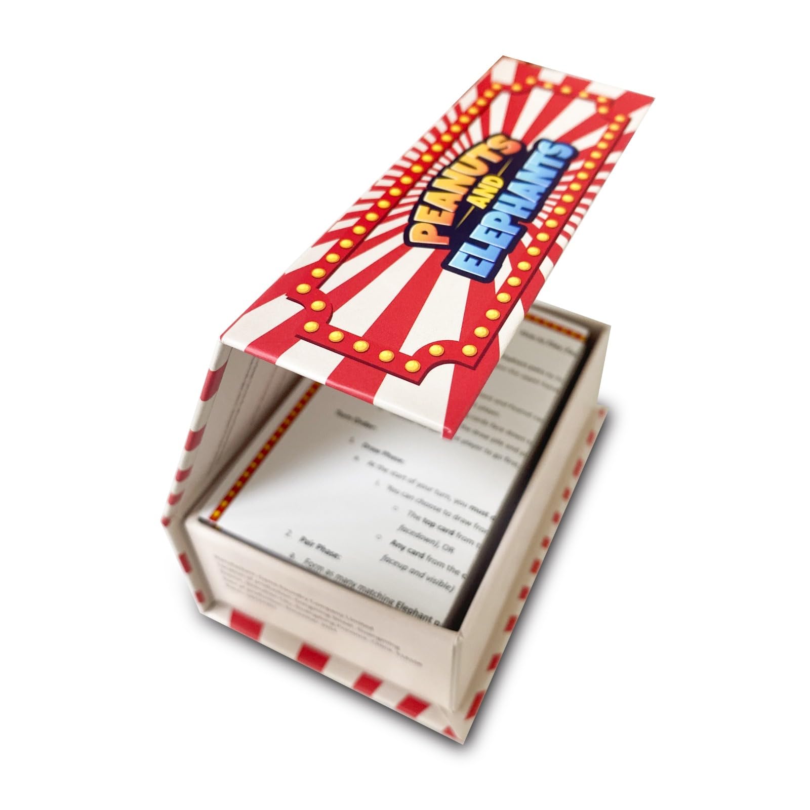 PEANUTS AND ELEPHANTS Card Game for Kids & Families