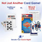 The Original Wizard Cards Game and Card Holder for Playing Cards (4-Pack) - Classic Card Game for Vacations and Game Nights with Hands-Free Cards