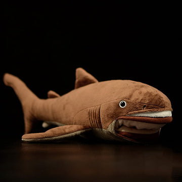 ZHONGXIN MADE Simulation Megamouth Shark Plush Toy - Realistic 20" Long Lifelike Whale Stuffed Toys, Super Soft Realistic Sea Simulation Shark Plush
