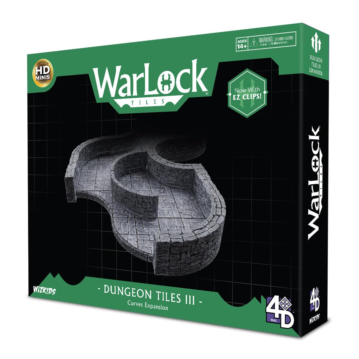 WizKids Warlock Tiles: Expansion - Dungeon Tile III Curves