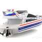 POCO DIVO Atlantic Yacht Luxury Modern Cruise 28" RC Model Boat Radio Remote Control Speed Watercraft Racing Ship, Blue
