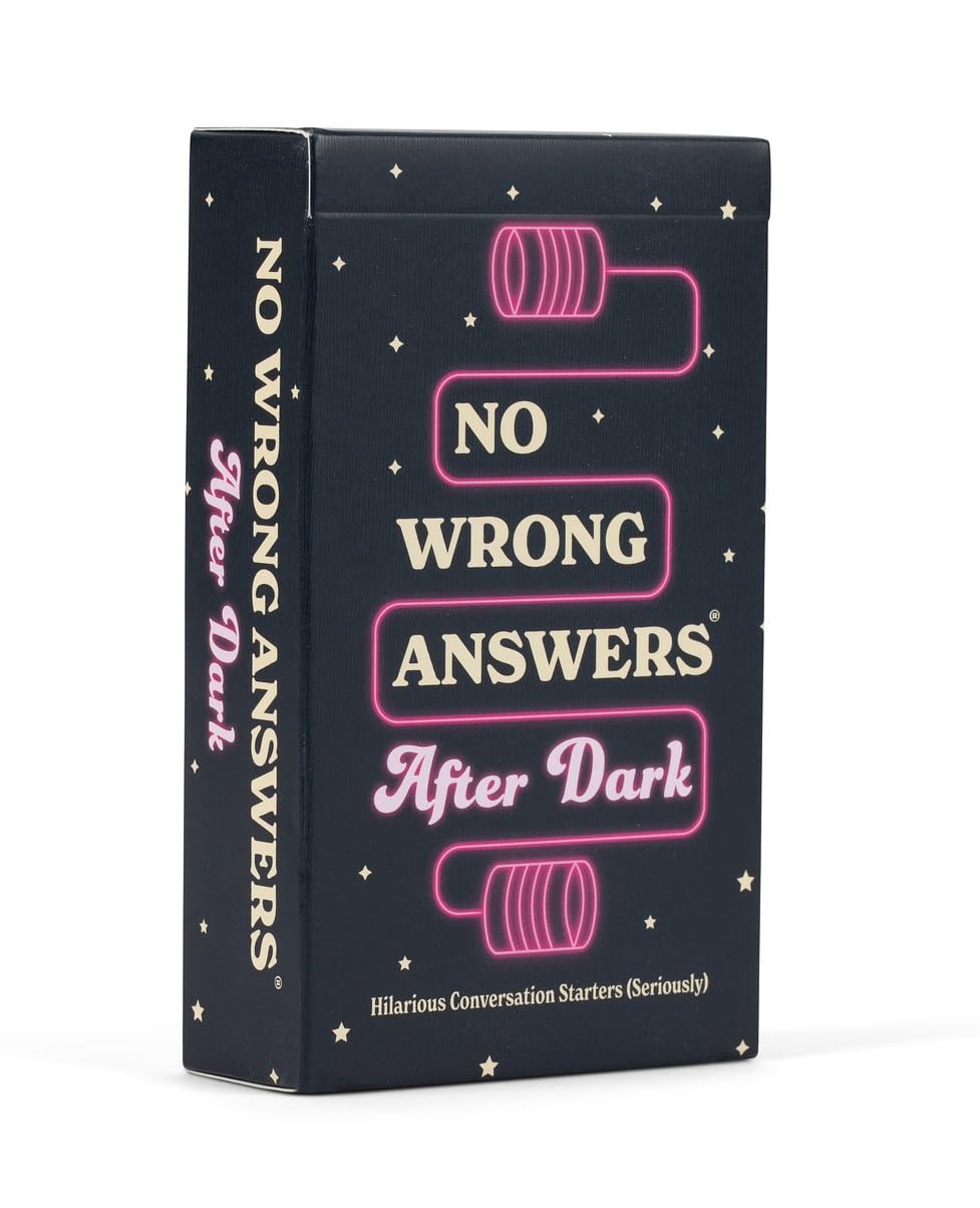 No Wrong Answers After Dark - Hilarious Card Game, Conversation Starter - Fun Activity for Friends, Game or Date Night, Travel, Couples - Great Gift