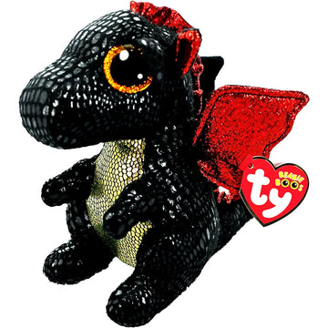 TY TY36457 GRINDAL Dragon W/Horn-Boo MED, Multicolored, 23 cm