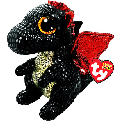 TY TY36457 GRINDAL Dragon W/Horn-Boo MED, Multicolored, 23 cm