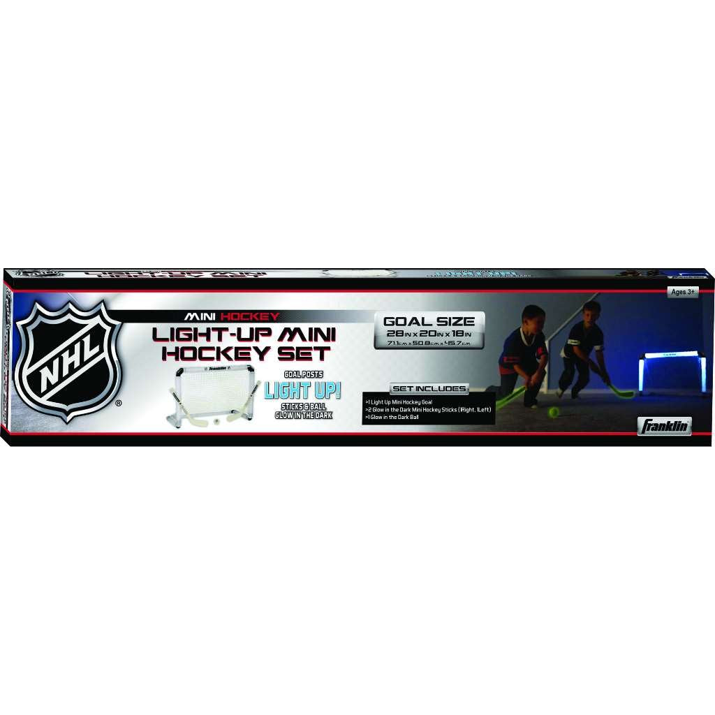 Franklin Sports Light Up Mini Hockey Set