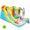 Doctor Dolphin Inflatable Bounce House Water Slide.Waterslide for Kids Backyard, Kids Water Slide Bounce House, Water Bounce House for Dry and Wet