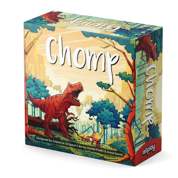 Chomp Board Game - Tile Laying Game - 1 Minute to Teach - 1 to 4 Players - 20 Minute Play Time (Chomp Base Game)
