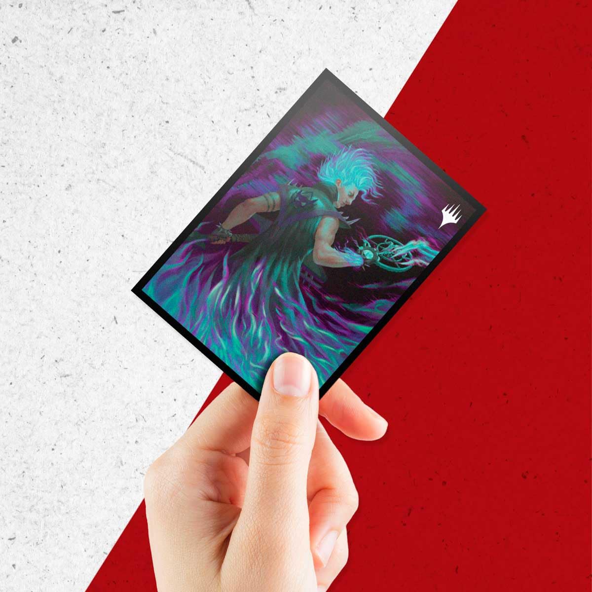 Ultra PRO - Aetherdrift Winter, Cursed Rider 100ct Deck Protector® Sleeves for Magic: The Gathering, Sports Cards, MTG, D&D Cards, Sized to Fit