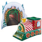The Elf on the Shelf Peppermint Train Ride - Exclusive Inflatable Train Accessory for Your Scout Elf - Colorful Holiday Adventures - Scout Elf Not