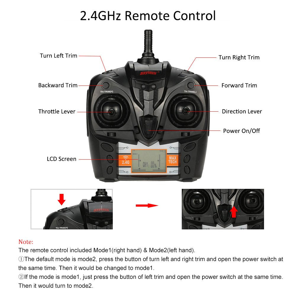Goolsky H100 RC Boat 2.4GHz Remote Controlled Boat High Speed Racing with 180 Flip, Electric Submarine for Teens and Adults