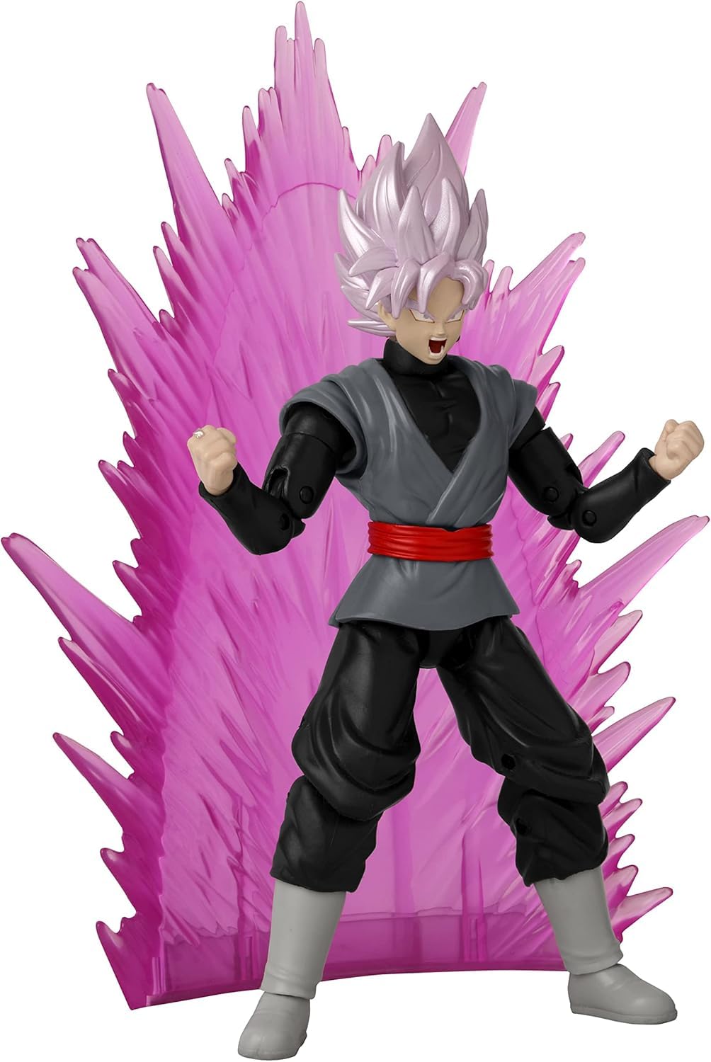 Dragon Stars Series - Dragon Ball Super - Goku Black Rose, 6" Action Figure Power Up Pack