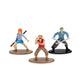 Jada Toys One Piece Netflix Luffy Nami Zoro Nano Metalfigs 3-Pack Die-Cast Figures Set Series 1
