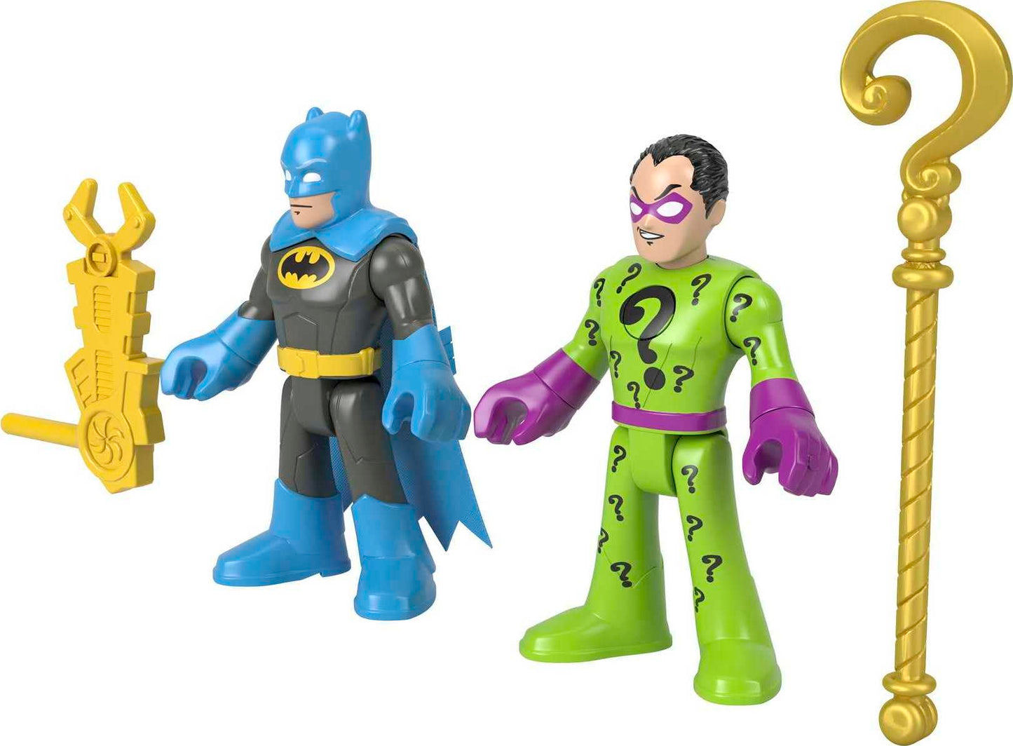 Fisher-Price Imaginext DC Super Friends Batman & The Riddler Figure Set for Preschool Kids Ages 3 to 8 Years
