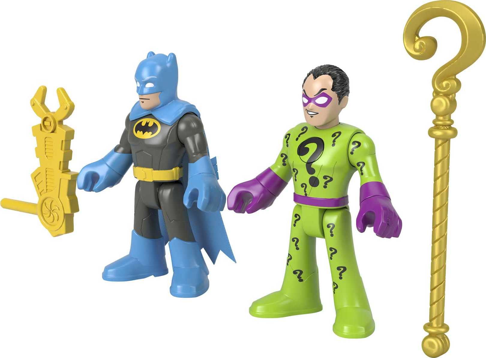 Fisher-Price Imaginext DC Super Friends Batman & The Riddler Figure Set for Preschool Kids Ages 3 to 8 Years