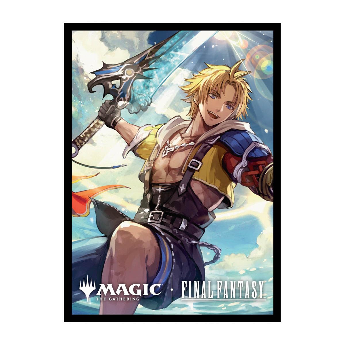 Ultra PRO - Final Fantasy x Universes Beyond Tidus (Commander) 100ct Deck Protector Sleeves for Magic: The Gathering | Trading Card Accessories
