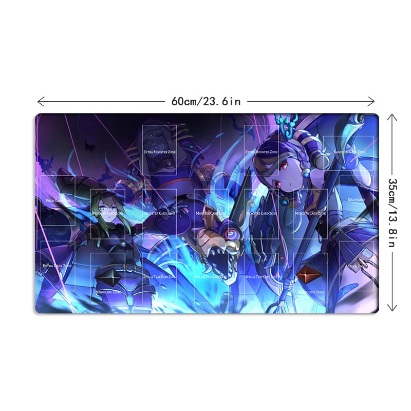 New Mlikemat Duel Playmat Shaddoll Deck TCG CCG Trading Card Game Mat + Free Bag