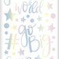 American Crafts Thickers Shimelle Sparkle City Phrases & Icons Stickers - Sparkle, 101pcs