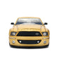 Jada Toys Bigtime Muscle 1:24 2008 Ford Shelby GT-500KR Die-cast Car - Opening Doors, Hood, Trunk, Rubber Tires(Gold Black)